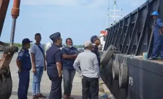 Bea Cukai Langsa Lepas 12.542 MT Cangkang Sawit ke Portugal