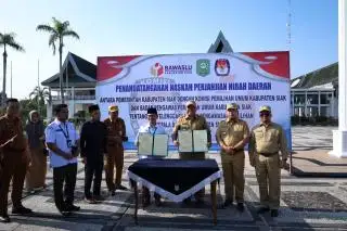 Dukung Pilkada 2024, Siak Hibahkan Rp48,9 Miliar