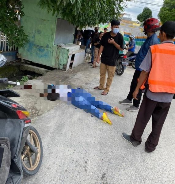 Perempuan Tergeletak Bersimbah Darah di Pekanbaru, Kenapa?
