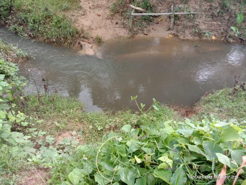 Diduga Karena Limbah PKS, Warga Keluhkan Air Sungai Bau