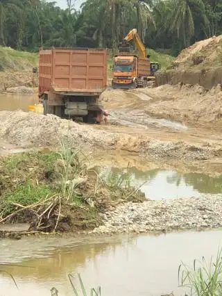 Banyak Kebun Sawit Berubah Jadi Galian C Ilegal, Terkesan Dibiarkan