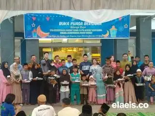 Manajemen Perusahaan Kelapa Sawit Ini Buka Bersama dan Santuni Anak Yatim