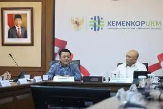 Ketua KPPU Temui Menteri Koperasi, Bahas Pentingnya UU Pasar Digital