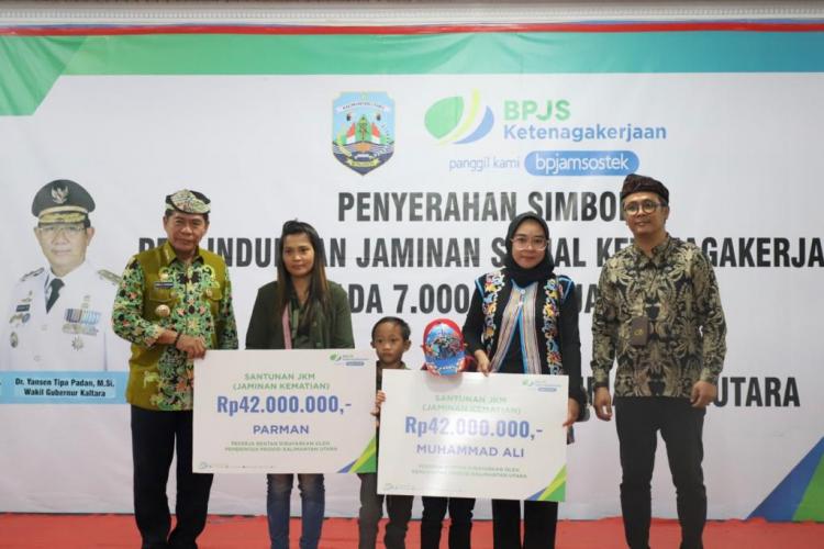 7.000 Pekerja Rentan Dapat Bantuan Jaminan Perlindungan Sosial
