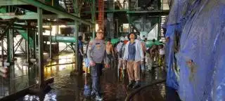 Pabrik Kelapa Sawit Terbakar Saat Ada Perbaikan Mesin