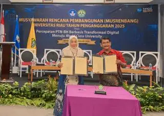 MoU WEI - Unri, Perkuat Teori Akademik dengan Aplikasi di Lapangan