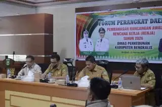 Libatkan Stakeholder Sawit, Disbun Bengkalis Bahas Renja 2026