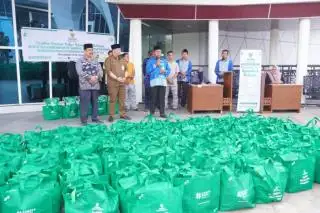 1.861 Paket Sembako Ramadan Bahagia Dari Pemkab Siak