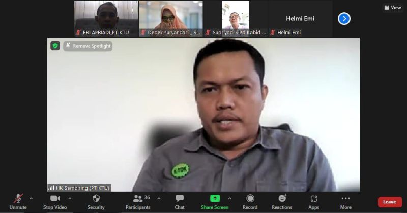 Kimia Tirta Ajak 'Cikgu' di Siak Training Komite Bisa