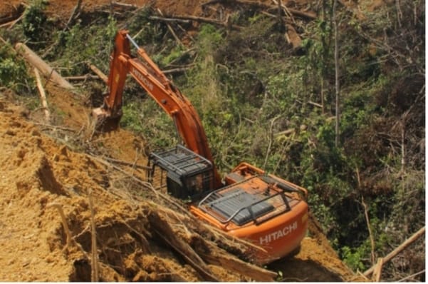 Alat Berat dan Perambah Diamankan di Kawasan TNBT