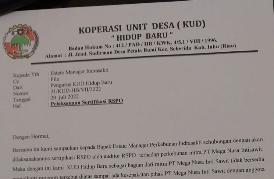 Ratusan Petani Mitra 'Anak' Perusahaan Sinar Mas Tak Mau Lagi Ikut RSPO. Lho?
